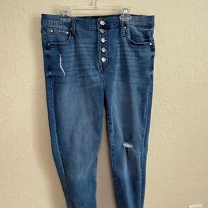 RACHEL Rachel Roy High Rise Blue Jeans